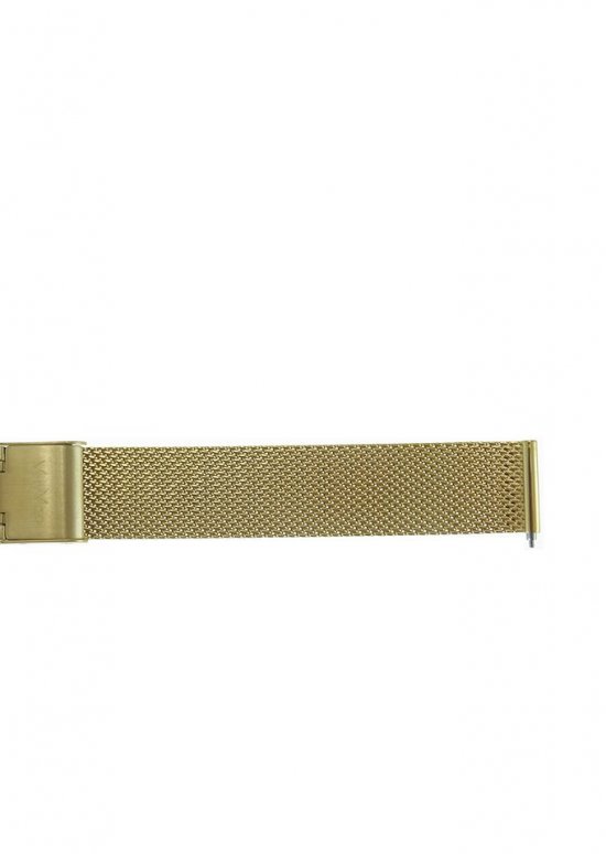 Bracelet maille milanaise doré
