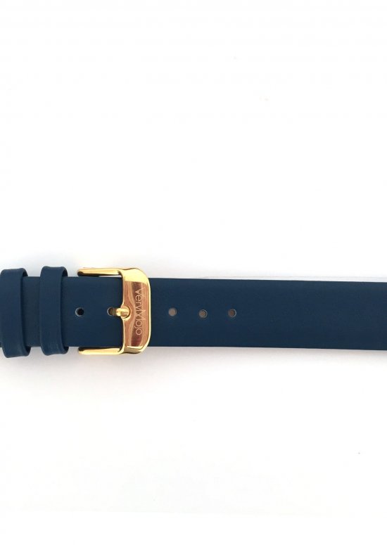 Bracelet cuir bleu roi