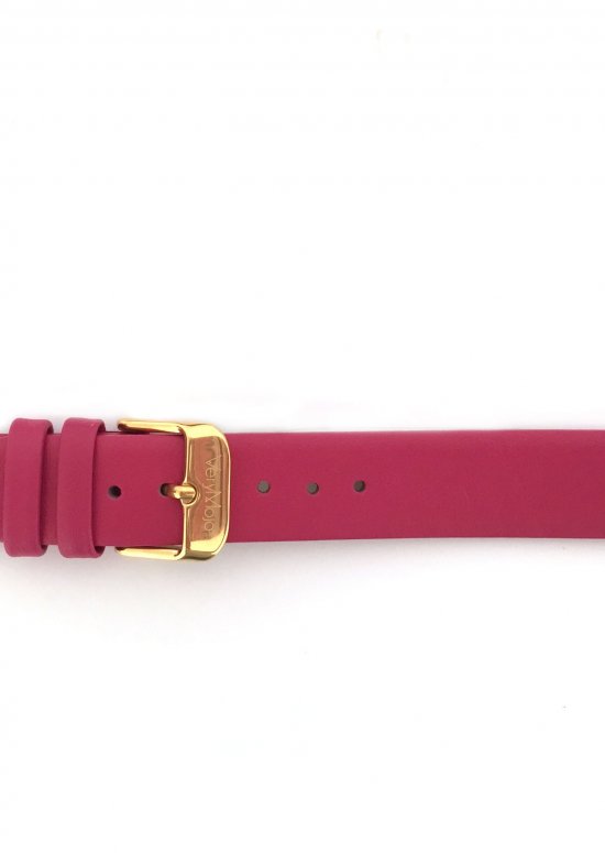 Bracelet cuir rose fushia